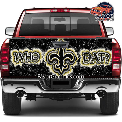 New Orleans Saints Tailgate Wraps For Trucks SUV Vinyl Wrap