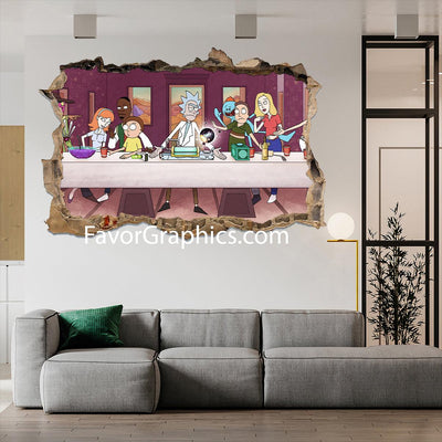 Rick and Morty Vinyl Wall Art Decal Sticker Poster Print Mural