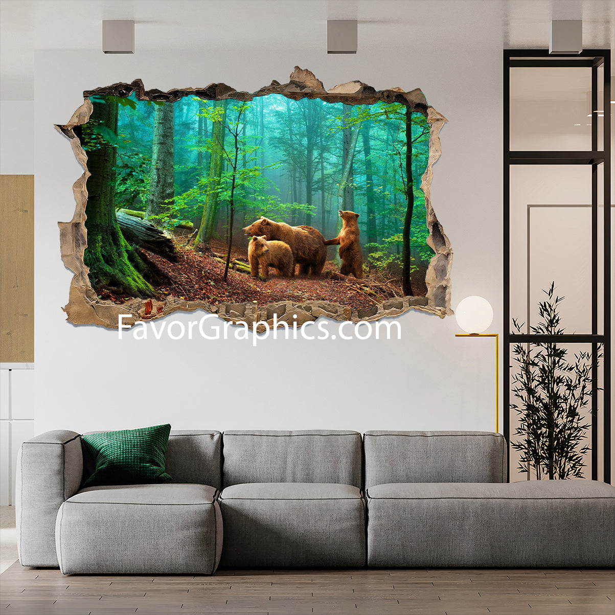 Bear Vinyl Wall Art Decal Sticker Poster Print Mural