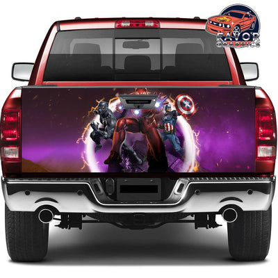 Iron Man Tailgate Wraps For Trucks SUV Vinyl Wrap