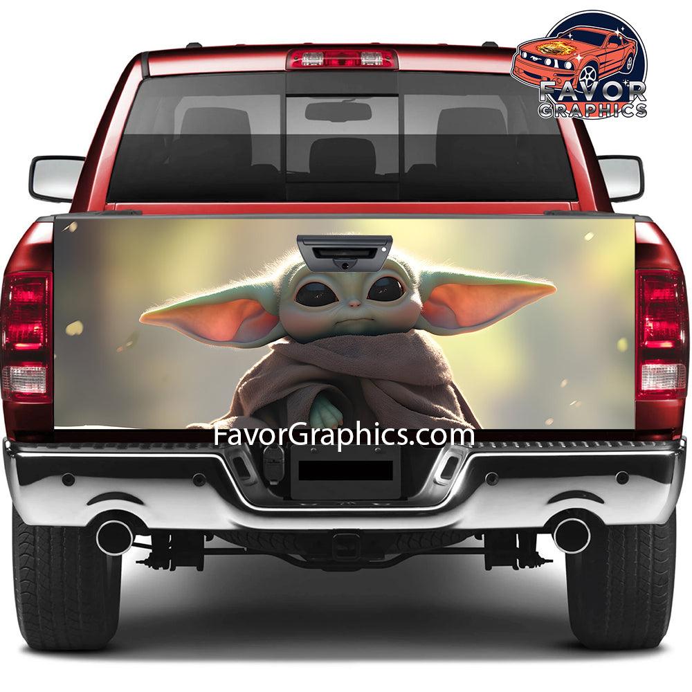 Baby Yoda Tailgate Wraps For Trucks SUV Vinyl Wrap