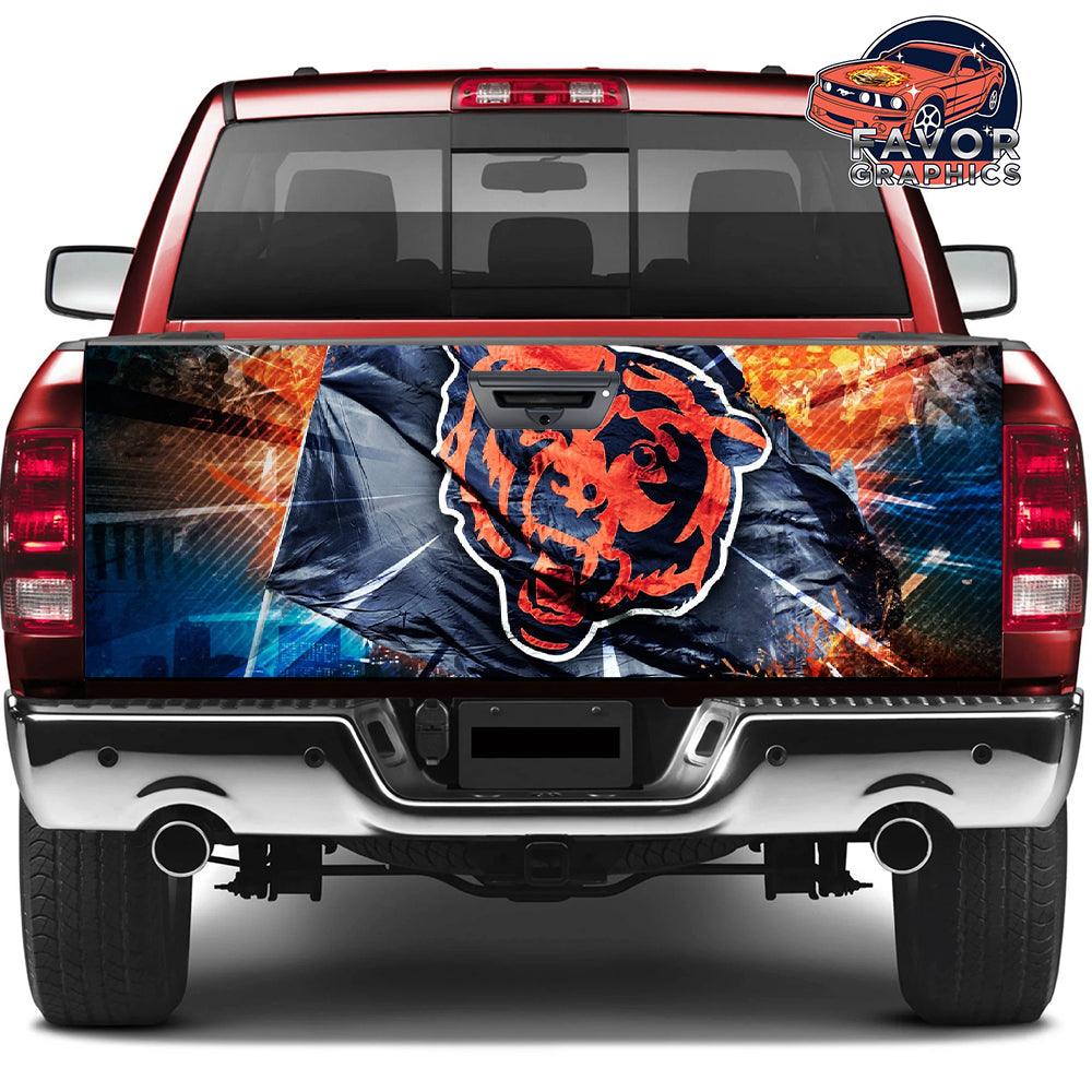 Chicago Bears Tailgate Wraps For Trucks SUV Vinyl Wrap