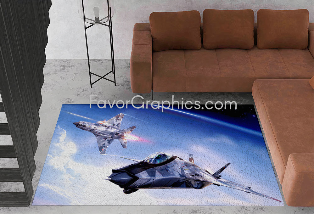 Military Aircraft Home Bedroom Decor Rug Carpet Mat