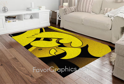 Iowa Hawkeyes Home Bedroom Decor Rug Carpet Mat