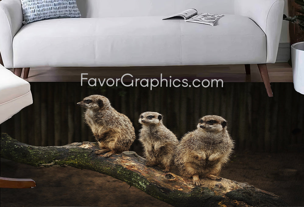 Meerkat Home Bedroom Decor Rug Carpet Mat