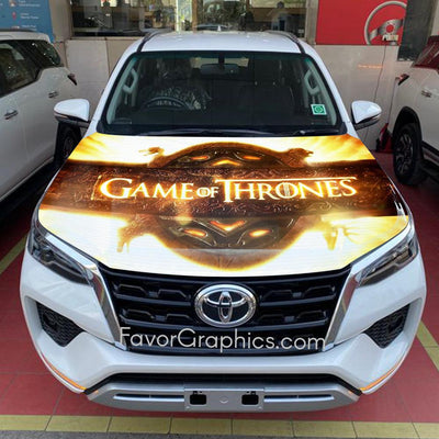 Game of Thrones Itasha Car Vinyl Hood Wrap Decal Sticker