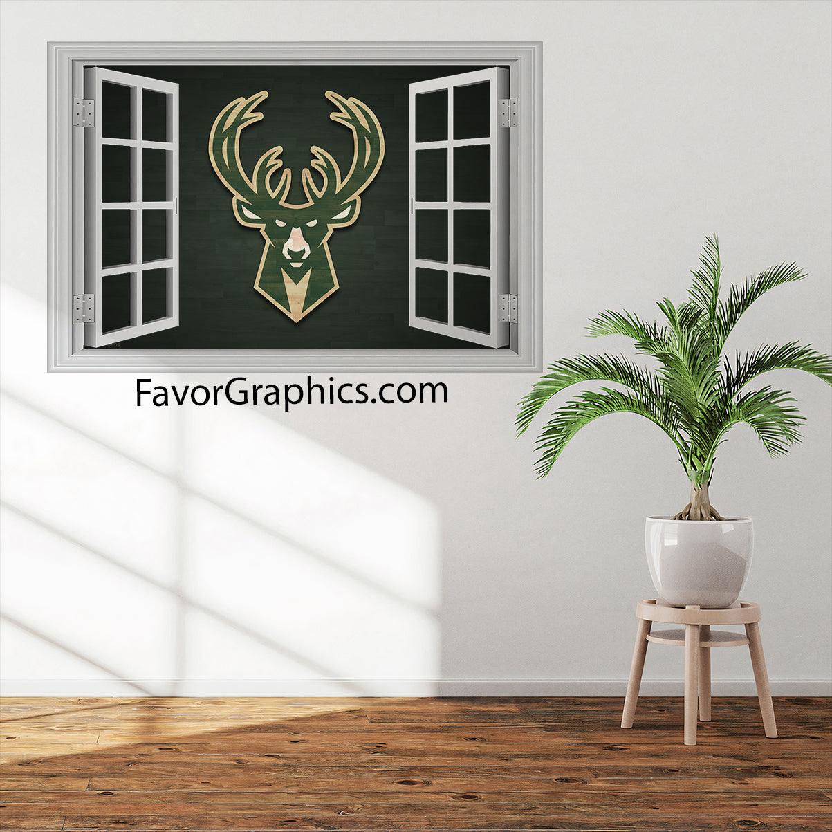 Milwaukee Bucks Vinyl Wall Art Decal Sticker Poster Print Mural