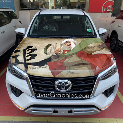 Jiraiya Itasha Car Vinyl Hood Wrap Decal Sticker