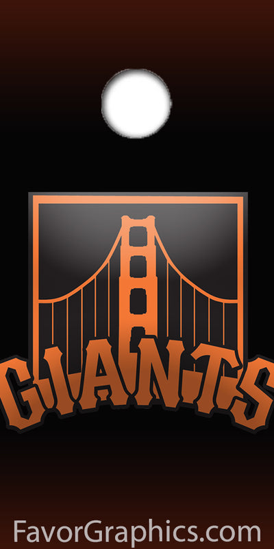 San Francisco Giants Cornhole Wood Board Skin Vinyl Wrap Decal Sticker