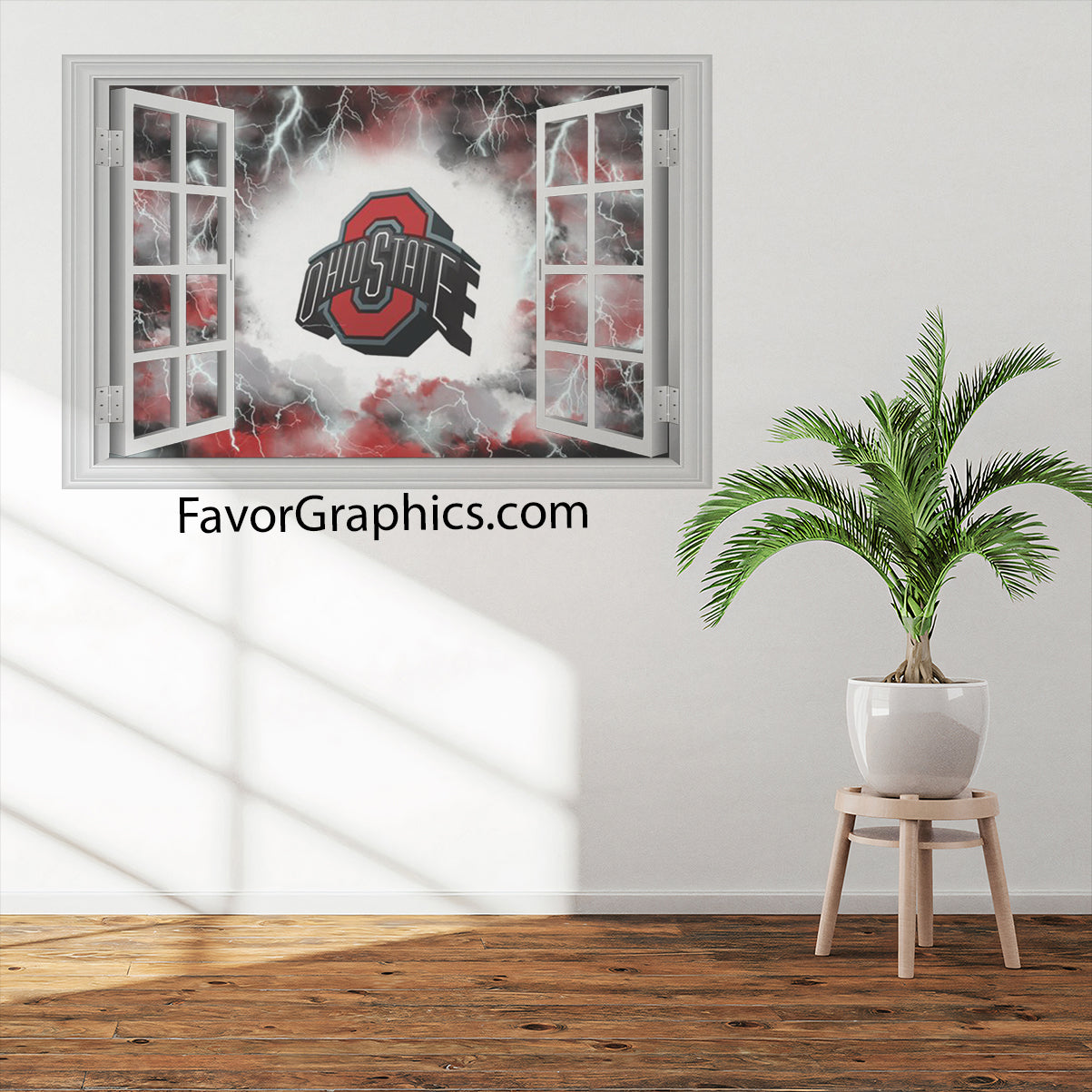 Ohio State Buckeyes Vinyl Wall Art Decal Sticker Poster Print Mural