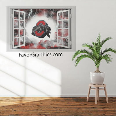 Ohio State Buckeyes Vinyl Wall Art Decal Sticker Poster Print Mural