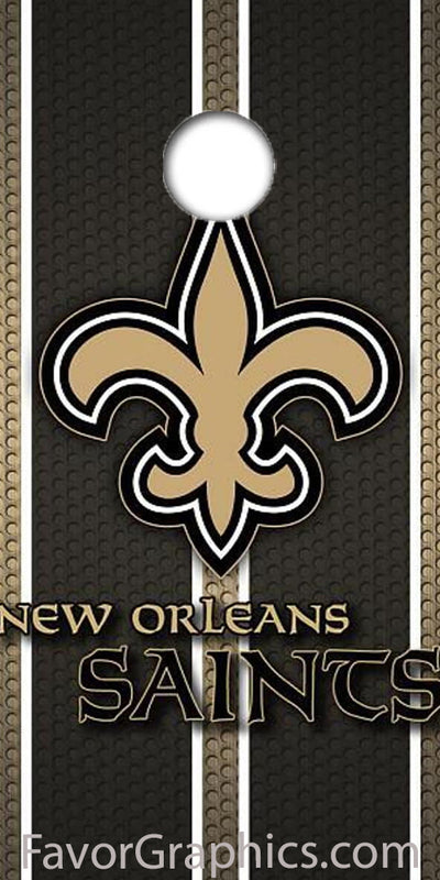 New Orleans Saints Cornhole Wood Board Skin Vinyl Wrap Decal Sticker