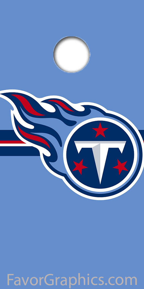 Tennessee Titans Cornhole Wood Board Skin Vinyl Wrap Decal Sticker