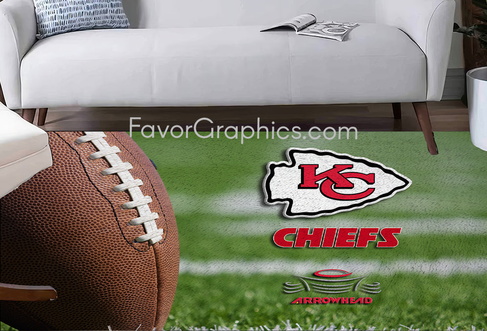 Kansas City Chiefs Home Bedroom Decor Rug Carpet Mat