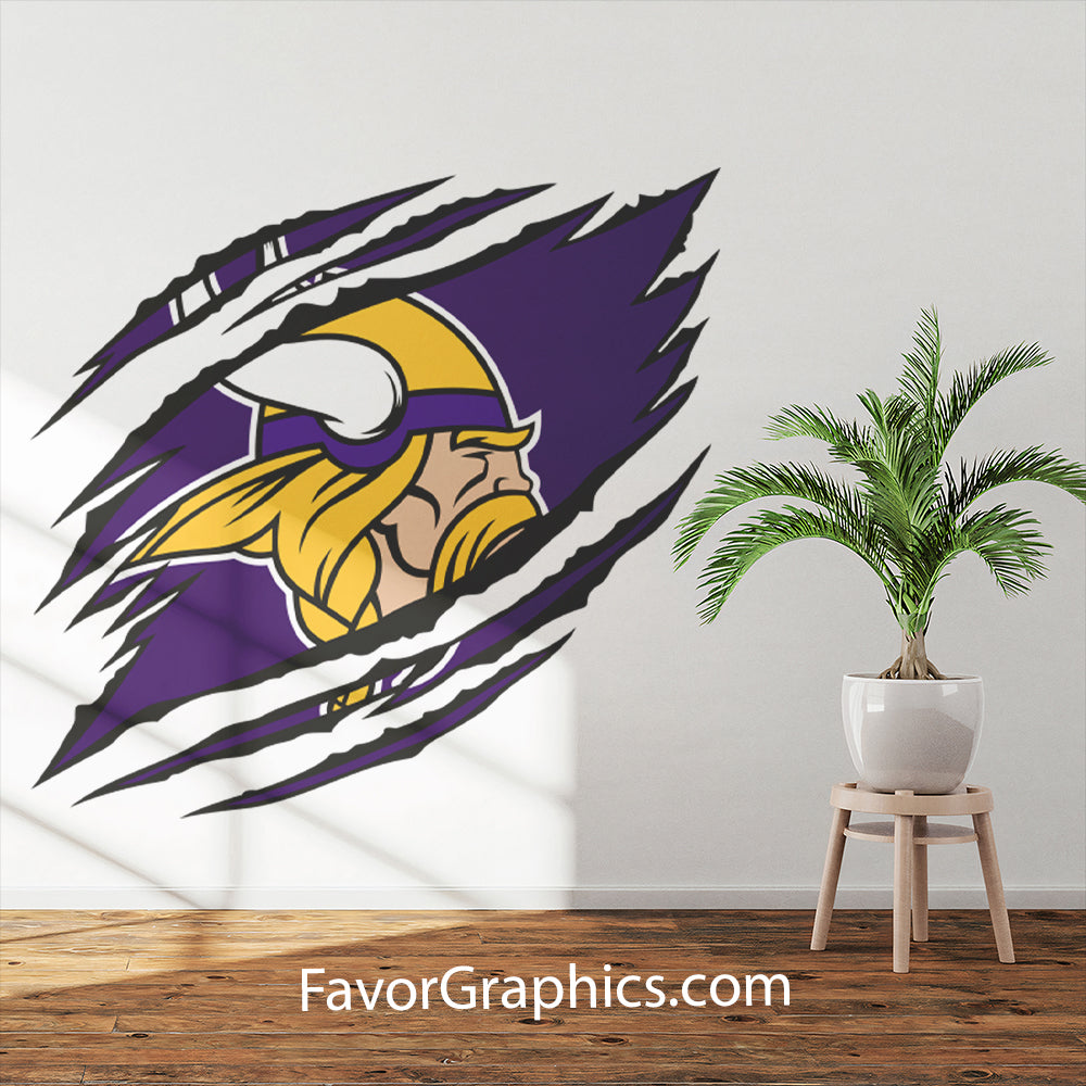 Minnesota Vikings Home Room Wall Vinyl Decal Sticker Mural Poster