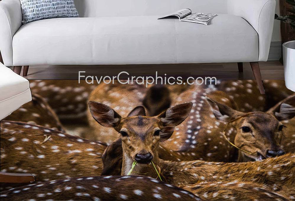 Deer Home Bedroom Decor Rug Carpet Mat