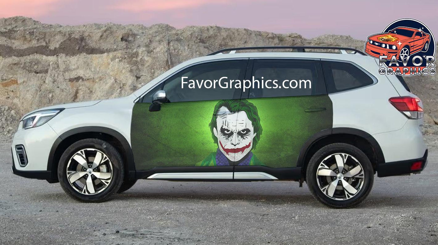 Joker Car Door Vinyl Wrap Decal Sticker