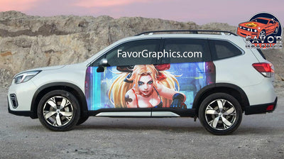 Harley QuinnCar Door Vinyl Wrap Decal Sticker