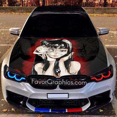 Tomie Kawakami Itasha Car Vinyl Hood Wrap Decal Sticker