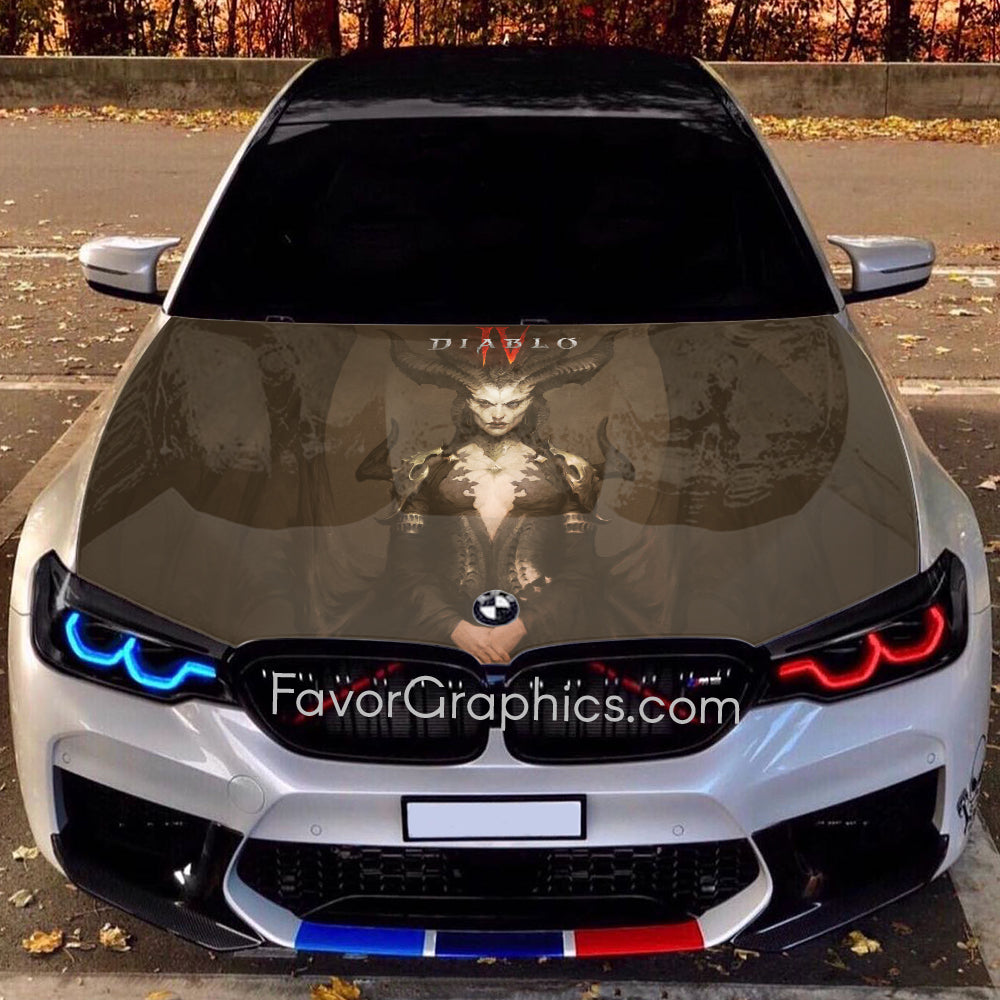 Lilith (Diablo) Itasha Car Vinyl Hood Wrap Decal Sticker