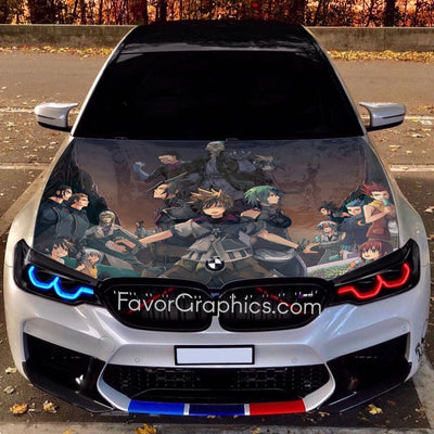 Kingdom Hearts Itasha Car Vinyl Hood Wrap Decal Sticker