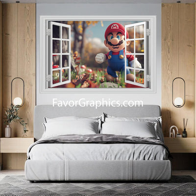 Mario Vinyl Wall Art Decal Sticker Poster Print Mural