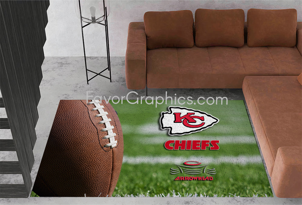 Kansas City Chiefs Home Bedroom Decor Rug Carpet Mat