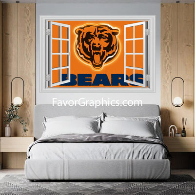 Chicago Bears Vinyl Wall Art Decal Sticker Poster Print Mural