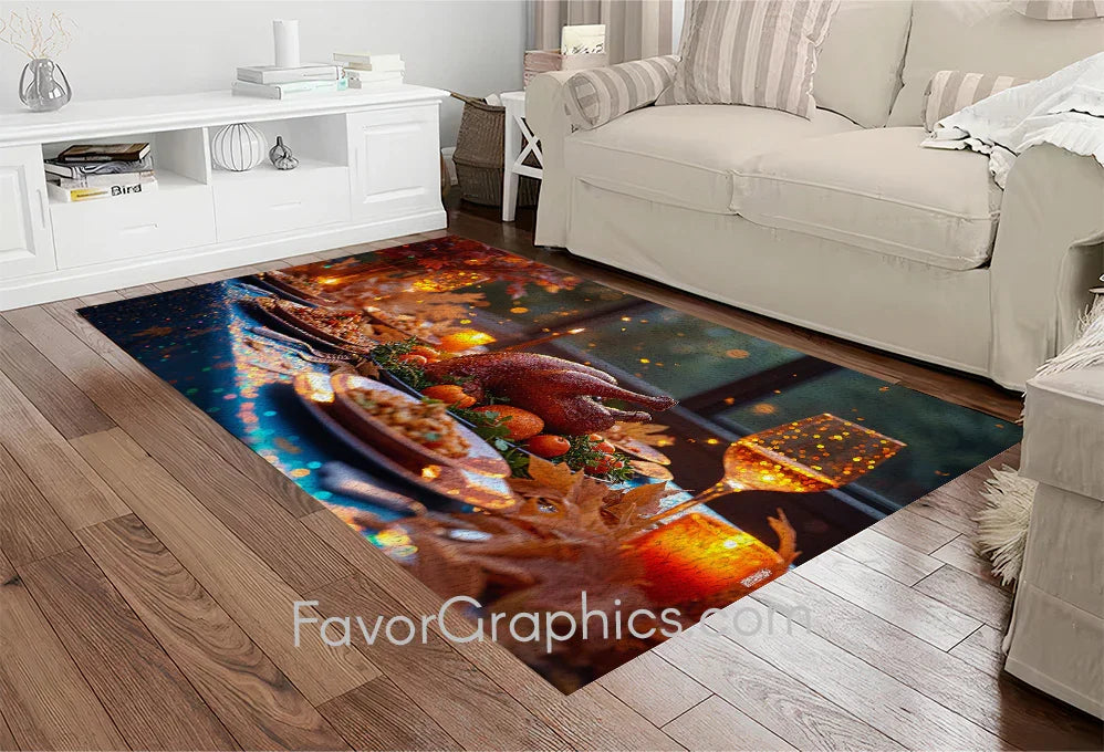 Thanksgiving Home Bedroom Decor Rug Carpet Mat