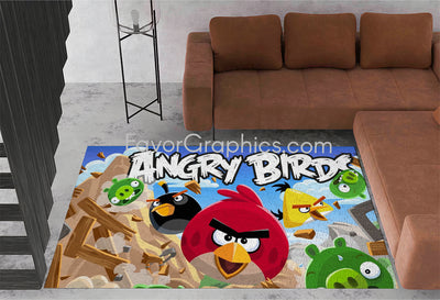 Angry Birds Home Bedroom Decor Rug Carpet Mat