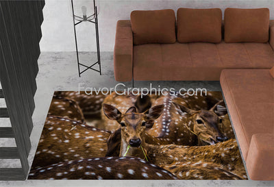 Deer Home Bedroom Decor Rug Carpet Mat