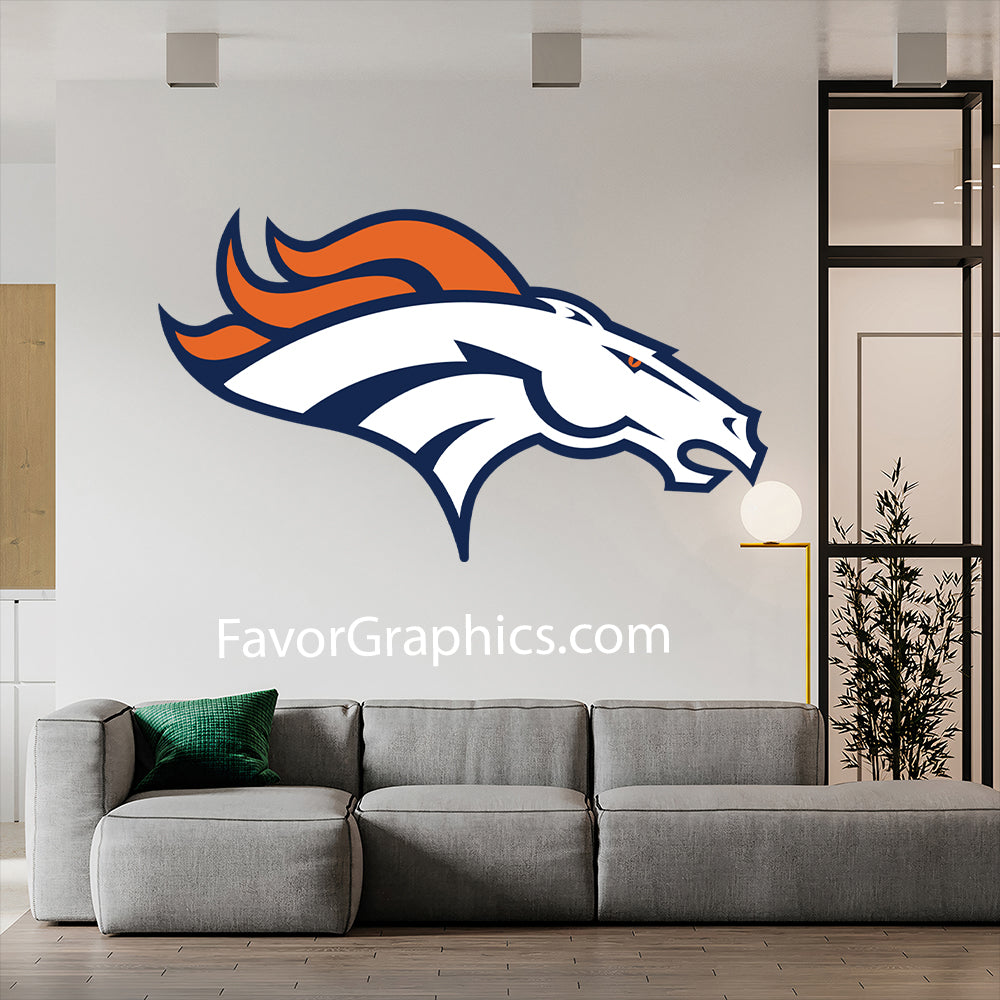 Denver Broncos Home Room Wall Vinyl Decal Sticker Mural Poster