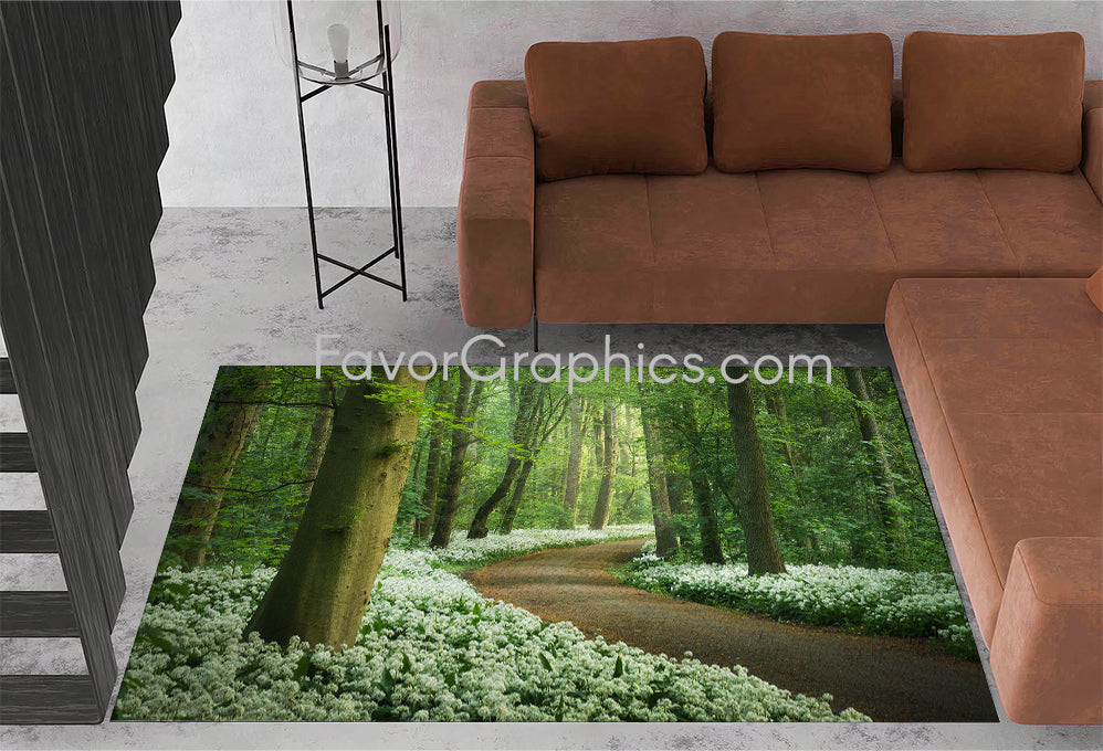 Forest Home Bedroom Decor Rug Carpet Mat