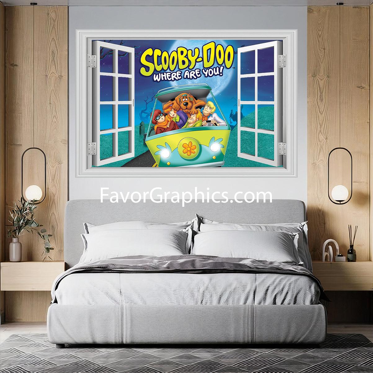 Scooby Doo Vinyl Wall Art Decal Sticker Poster Print Mural