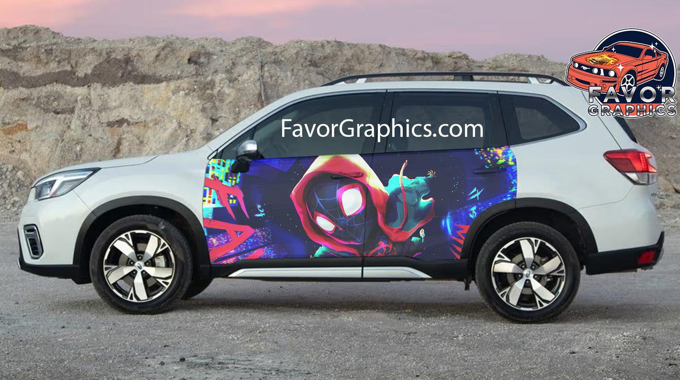 Spider-Man Car Door Vinyl Wrap Decal Sticker