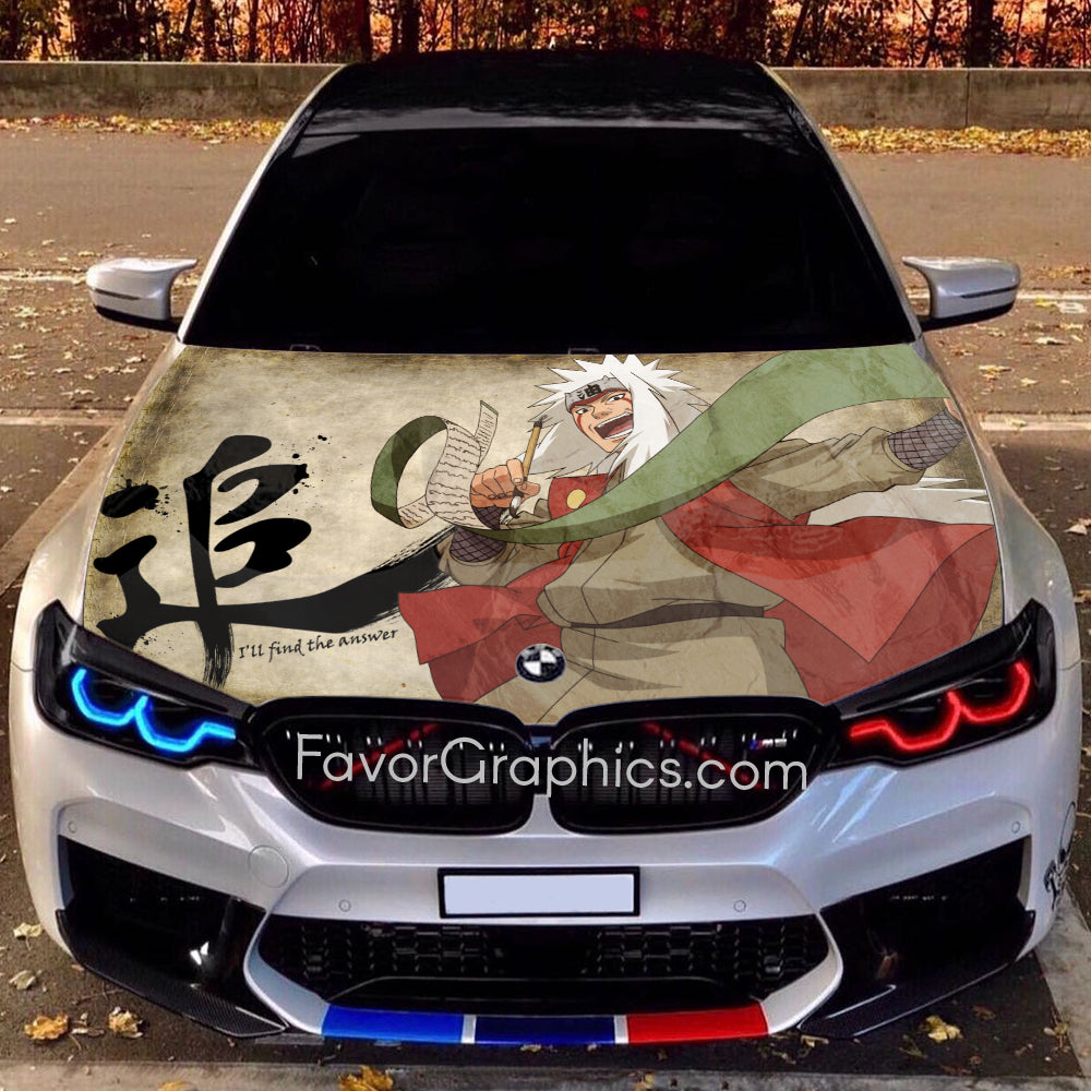 Jiraiya Itasha Car Vinyl Hood Wrap