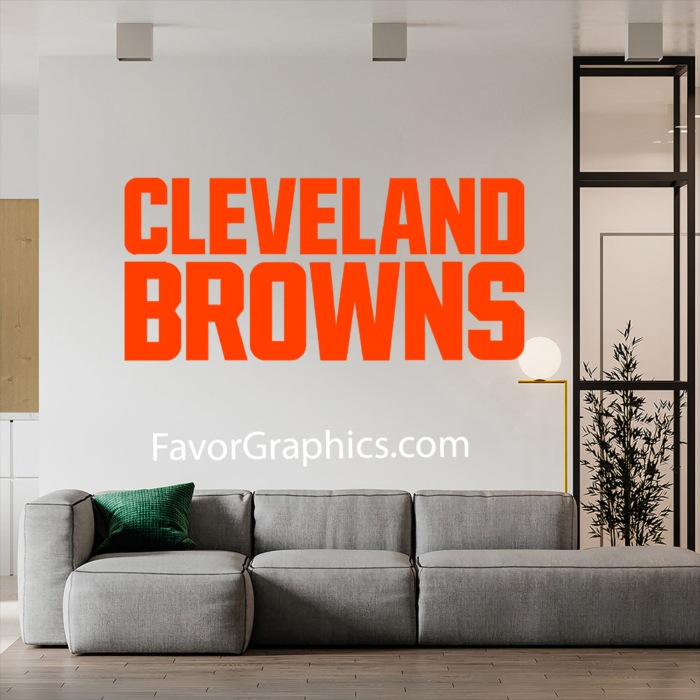 Cleveland Browns Home Room Wall Vinyl Decal Sticker Mural Poster