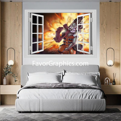 Rocket Raccoon Vinyl Wall Art Decal Sticker Poster Print Mural