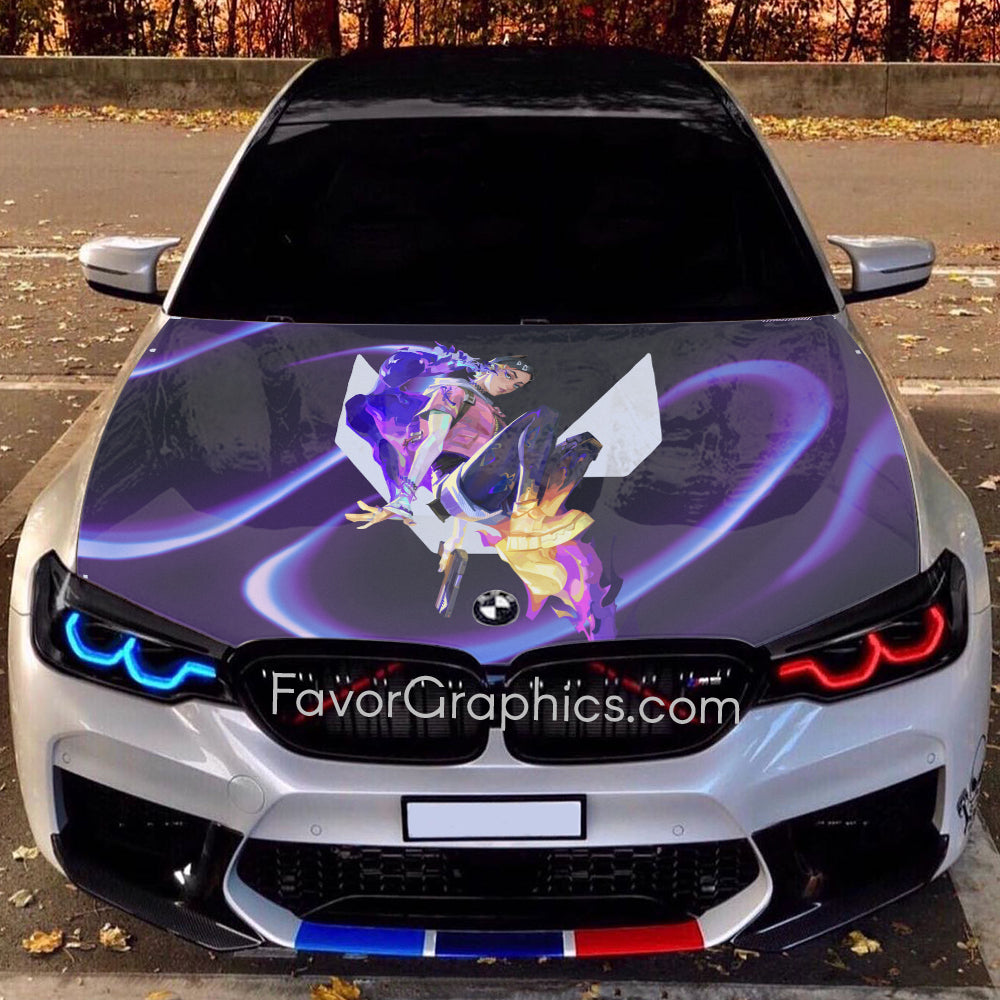 Clove (Valorant) Itasha Car Vinyl Hood Wrap Decal Sticker