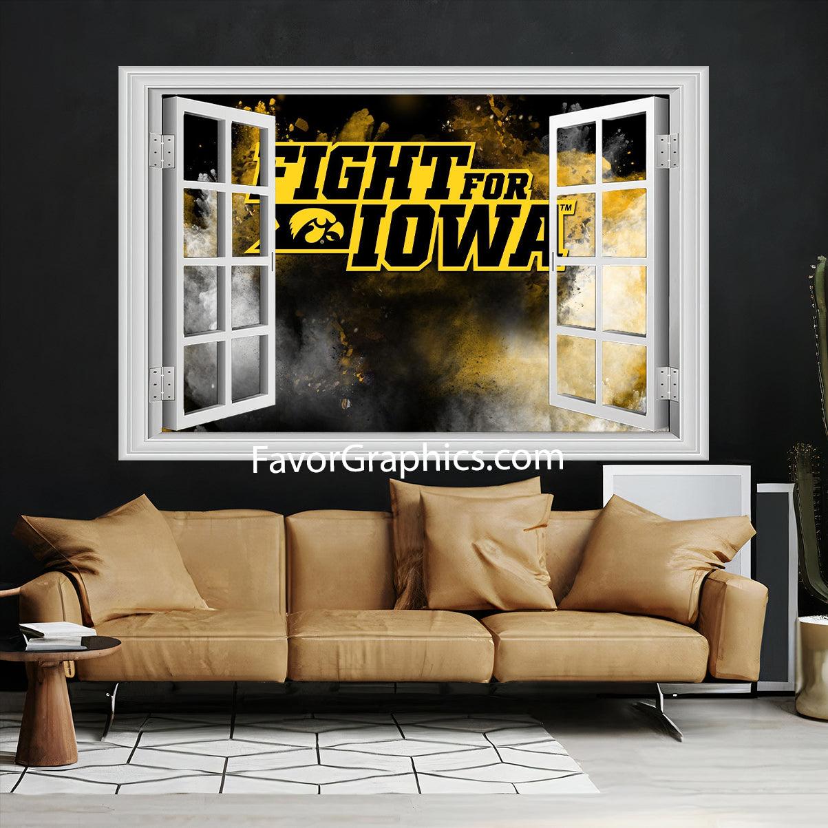 Iowa Hawkeyes Vinyl Wall Art Decal Sticker Poster Print Mural