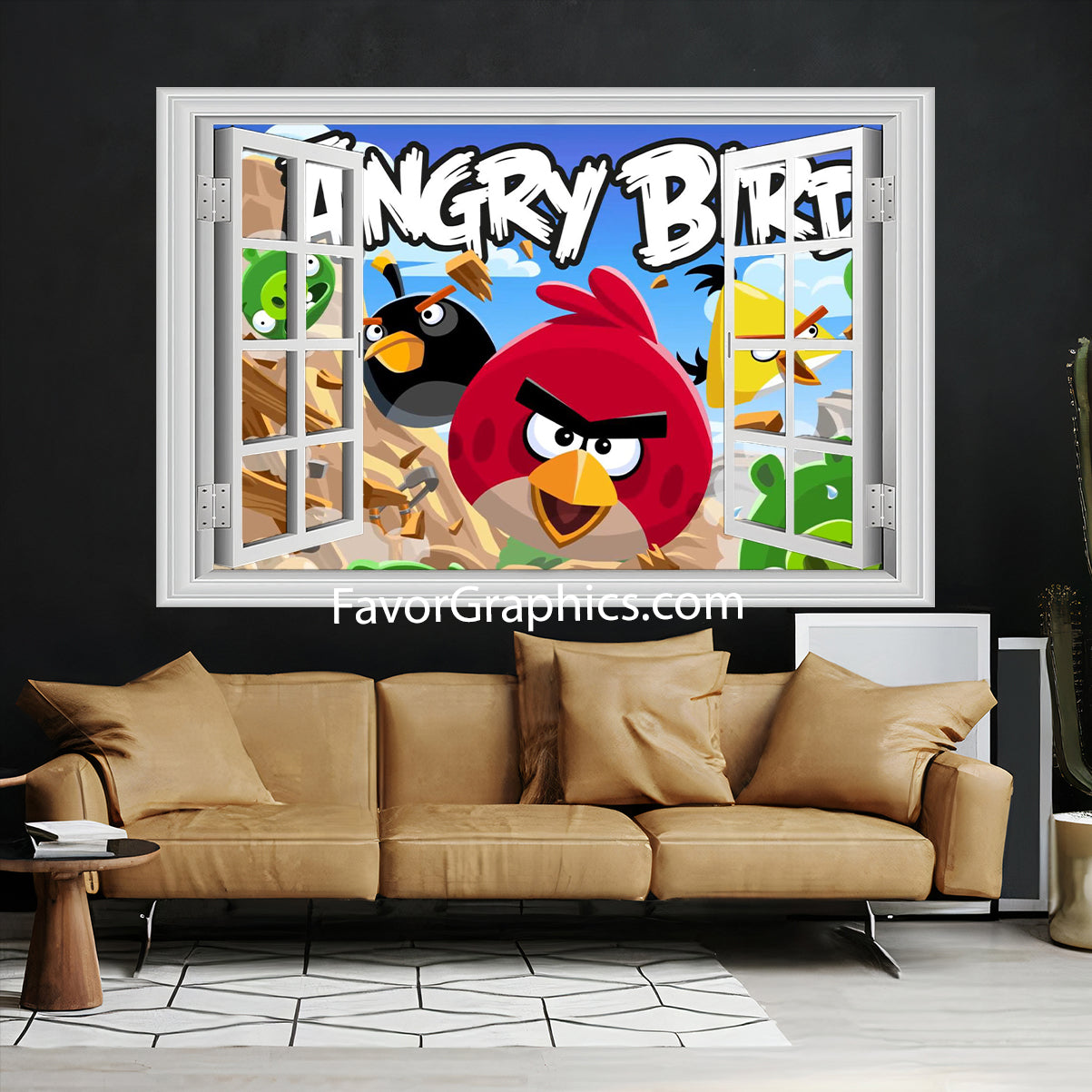 Angry Birds Vinyl Wall Art Decal Sticker Poster Print Mural