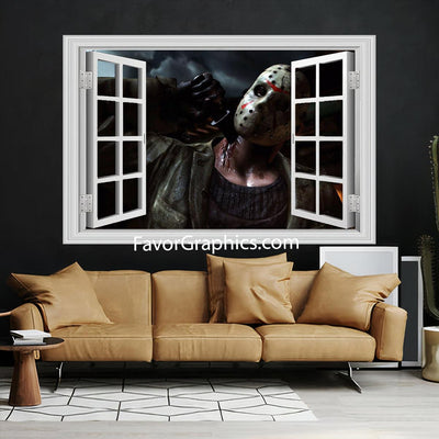 Jason Voorhees Vinyl Wall Art Decal Sticker Poster Print Mural