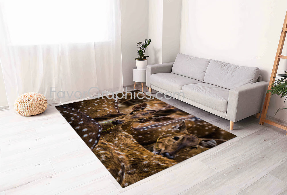 Deer Home Bedroom Decor Rug Carpet Mat