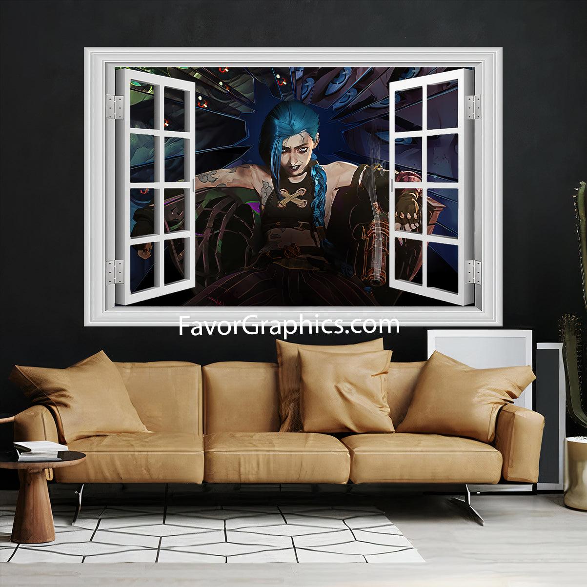 Jinx (League Of Legends) Vinyl Wall Art Decal Sticker Poster Print Mural