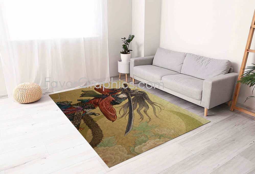 Samurai Home Bedroom Decor Rug Carpet Mat