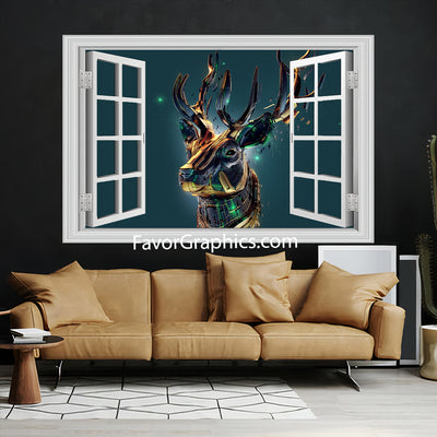 Deer Vinyl Wall Art Decal Sticker Poster Print Mural