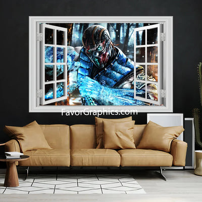Sub Zero Mortal Kombat Vinyl Wall Art Decal Sticker Poster Print Mural