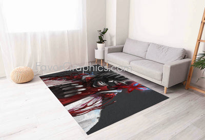 Kaneki Ken Tokyo Ghoul Home Bedroom Decor Rug Carpet Mat