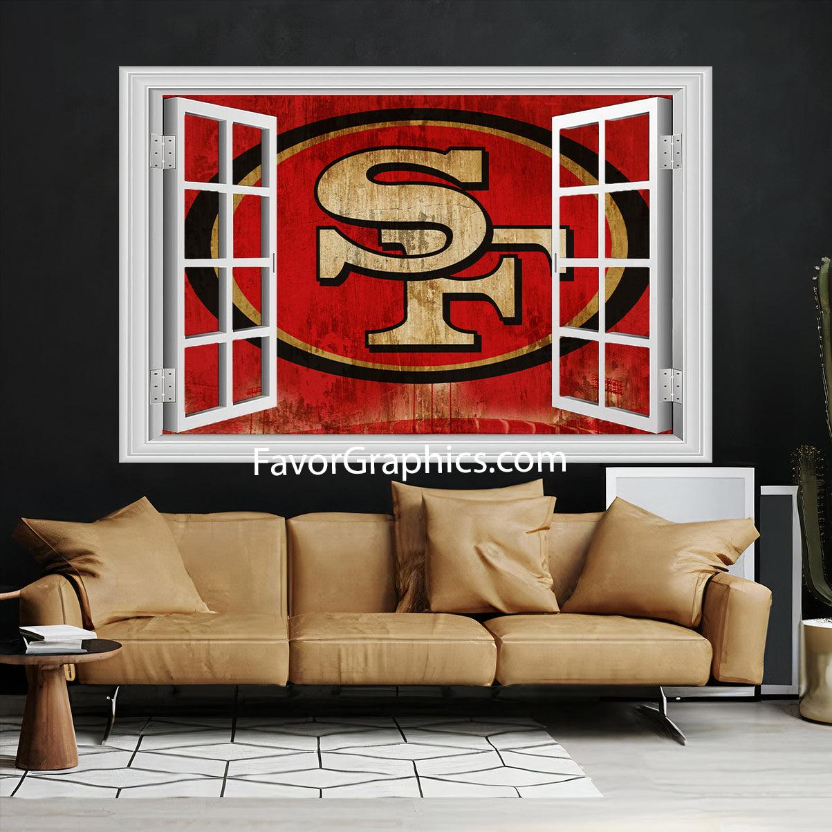 San Francisco 49ers Vinyl Wall Art Decal Sticker Poster Print Mural