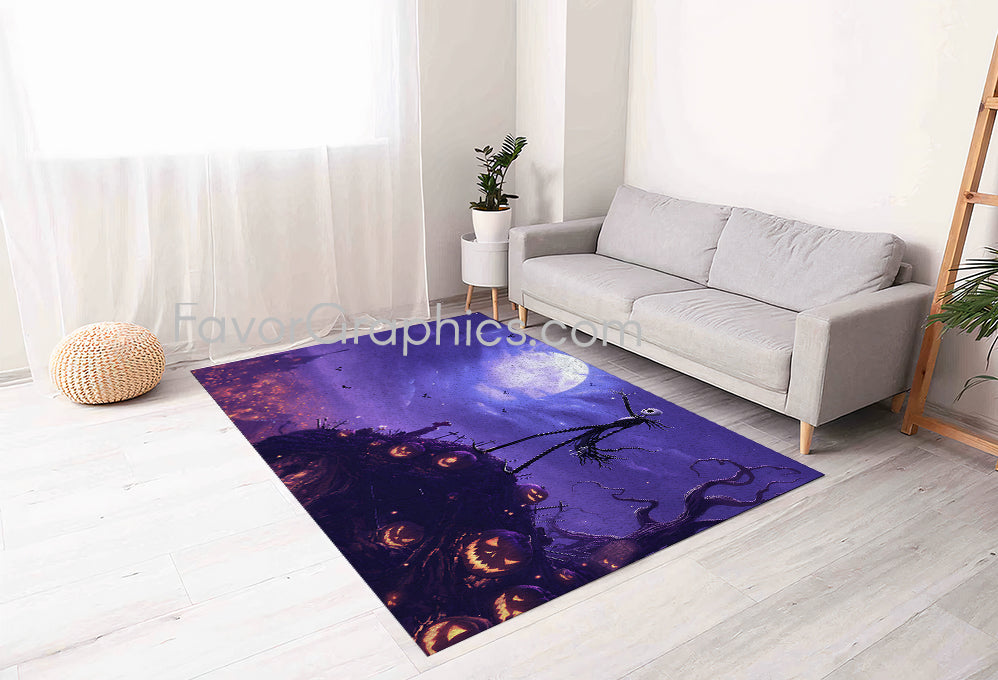 Nightmare Before Christmas Home Bedroom Decor Rug Carpet Mat